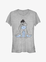 Disney Winnie The Pooh Eeyore Sketch Classic Girls T-Shirt