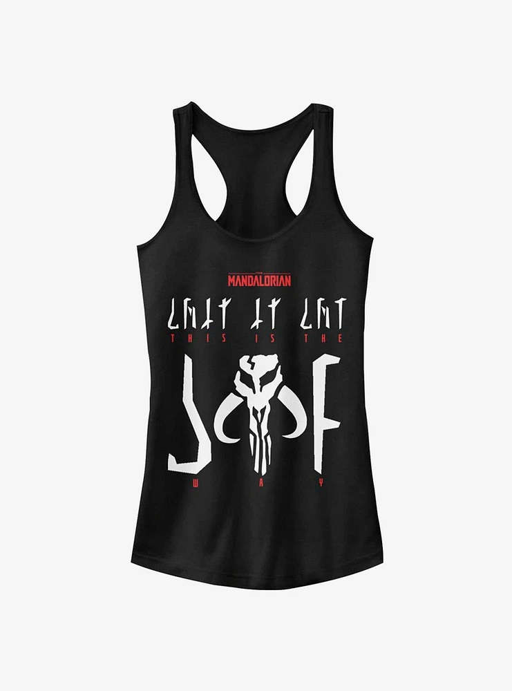 Star Wars The Mandalorian This Is Way Mando'a Encryption Girls Tank