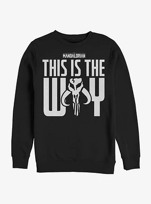 Star Wars The Mandalorian This Is Way Bold Iron Heart Sweatshirt