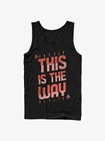 Star Wars The Mandalorian This Is Way Mando'a Bold Text Tank