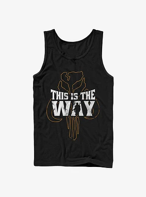 Star Wars The Mandalorian This Is Way Iron Heart Outline Tank