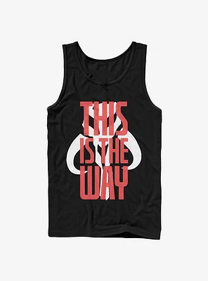 Star Wars The Mandalorian This Is Way Text Tank