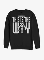 Star Wars The Mandalorian This Is Way Sweatshirt