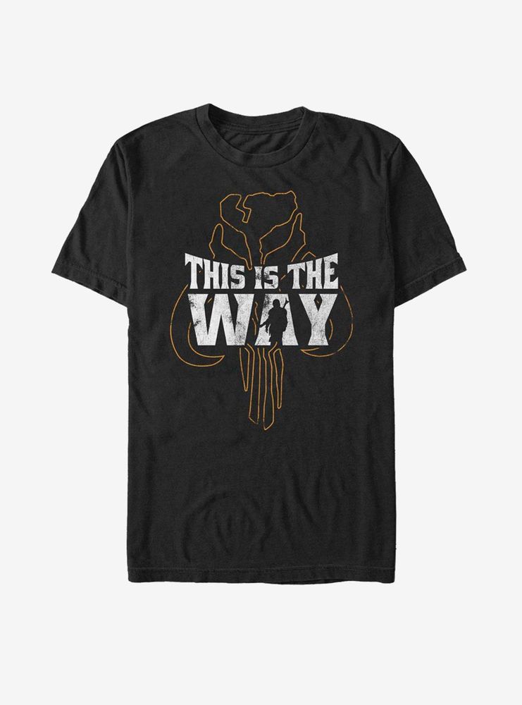 Star Wars The Mandalorian This Is Way Silhouette T-Shirt