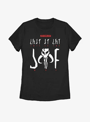 Star Wars The Mandalorian This Is Way Logo Womens T-Shirt