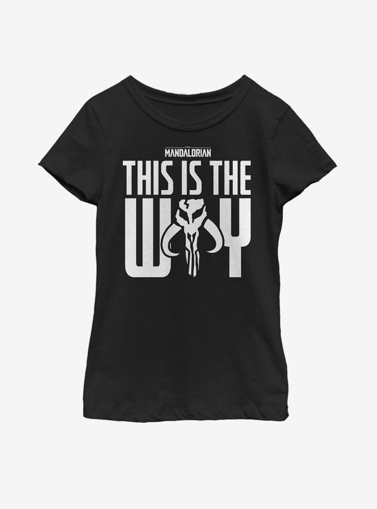 Star Wars The Mandalorian This Is Way Youth Girls T-Shirt