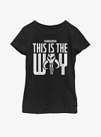 Star Wars The Mandalorian This Is Way Youth Girls T-Shirt