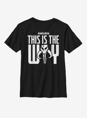 Star Wars The Mandalorian This Is Way Youth T-Shirt