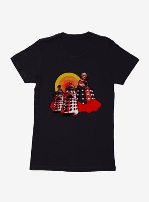 Doctor Who Davros and Daleks Womens T-Shirt