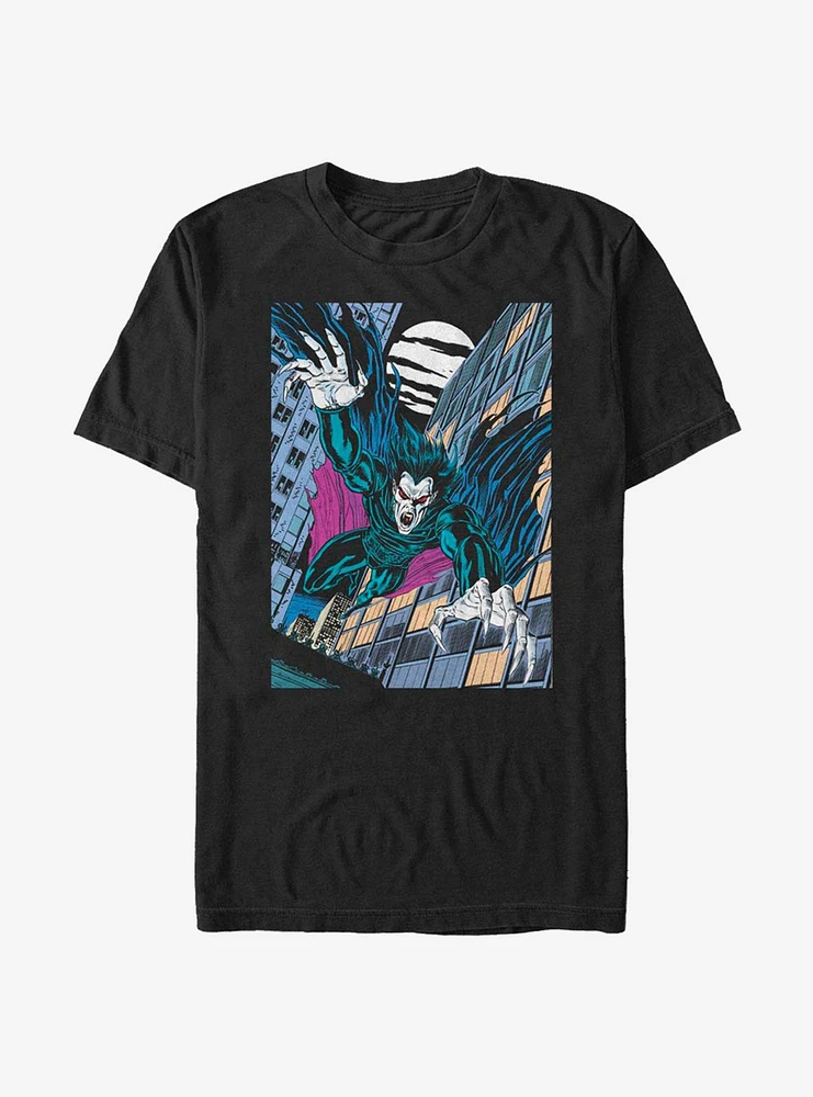 Marvel Morbius The Living Vampire Comic Photo T-Shirt