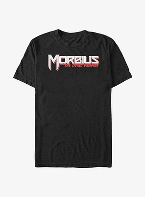 Marvel Morbius The Living Vampire Title T-Shirt