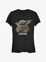 Star Wars The Mandalorian Child Outlined Girls T-Shirt