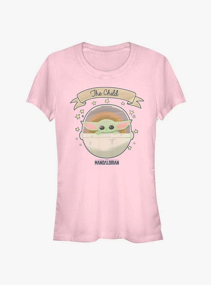 Star Wars The Mandalorian The Child Chibi Girls T-Shirt