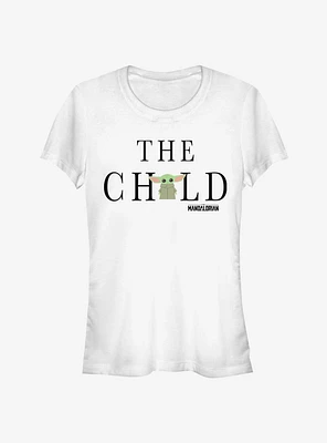 Star Wars The Mandalorian Child Text Girls T-Shirt