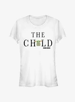 Star Wars The Mandalorian Child Text Girls T-Shirt