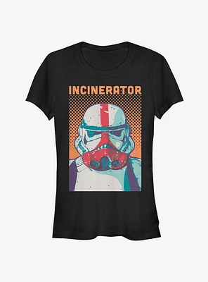 Star Wars The Mandalorian Storm Trooper Incinerator Girls T-Shirt