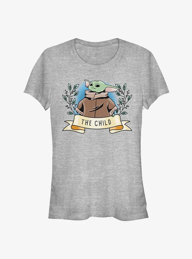 Star Wars The Mandalorian Child Banner Girls T-Shirt