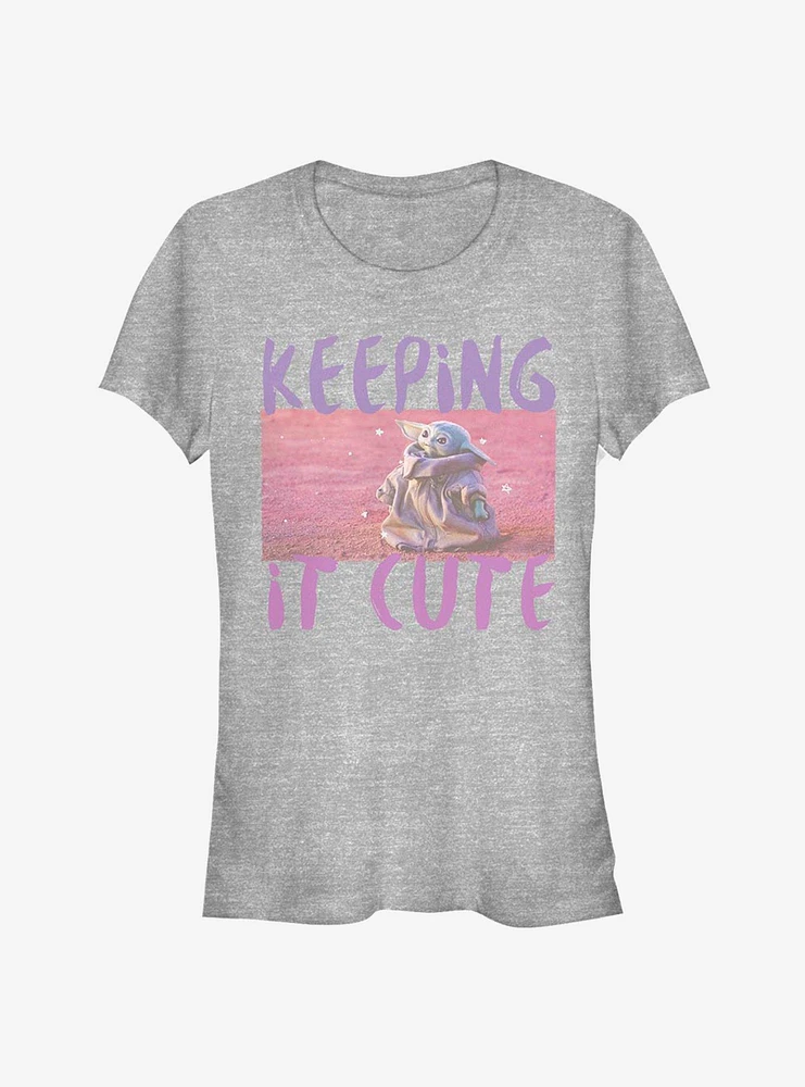 Star Wars The Mandalorian Child Keeping It Cute Girls T-Shirt