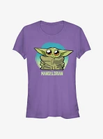 Star Wars The Mandalorian Child Cute Big Eyes Girls T-Shirt