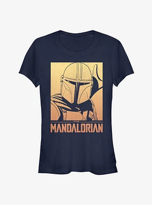 Star Wars The Mandalorian Mando Frame Girls T-Shirt