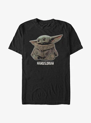 Star Wars The Mandalorian Child Outlined T-Shirt