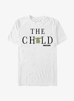 Star Wars The Mandalorian Child Text T-Shirt