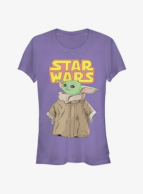 Star Wars The Mandalorian Logo Child Gaze Girls T-Shirt