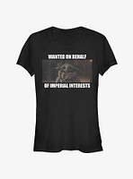 Star Wars The Mandalorian Child Wanted Girls T-Shirt