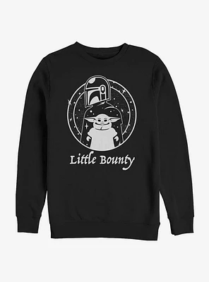 Star Wars The Mandalorian Child Little Bounty Outline Crew Sweatshirt