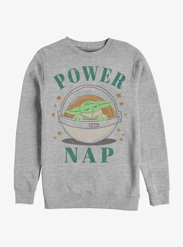 Star Wars The Mandalorian Child Power Nap Crew Sweatshirt