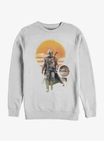 Star Wars The Mandalorian Child Casual Stroll Crew Sweatshirt