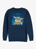 Star Wars The Mandalorian Child Strong Is Cuteness Crew Sweatshirt