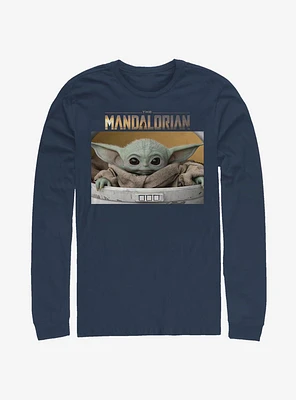 Star Wars The Mandalorian Child Box Photo Long-Sleeve T-Shirt