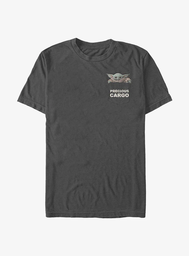 Star Wars The Mandalorian Child Badge Precious Cargo T-Shirt