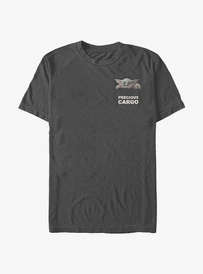 Star Wars The Mandalorian Child Badge Precious Cargo T-Shirt