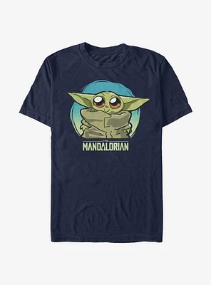 Star Wars The Mandalorian Child Cute Big Eyes T-Shirt