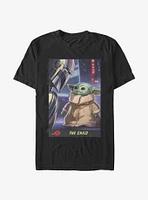 Star Wars The Mandalorian Child Playing Card T-Shirt