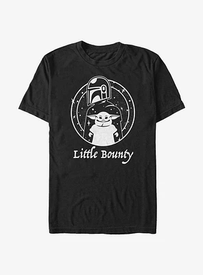 Star Wars The Mandalorian Child Little Bounty Outline T-Shirt