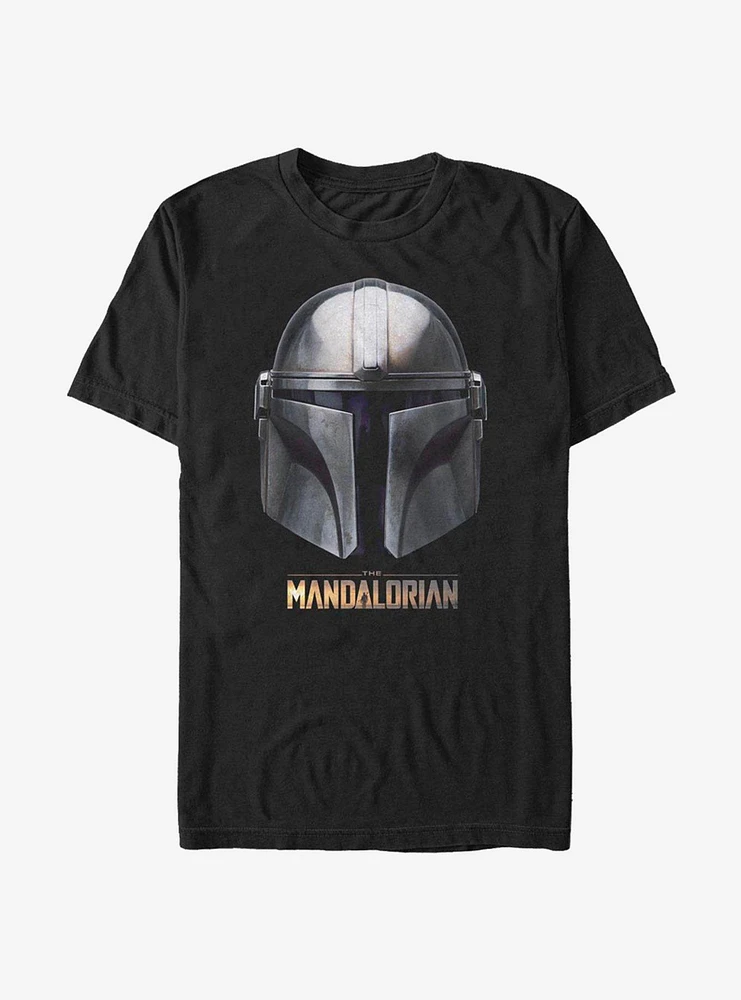 Star Wars The Mandalorian Helmet T-Shirt