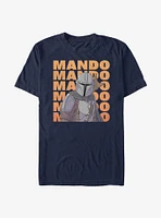 Star Wars The Mandalorian Mando Text T-Shirt