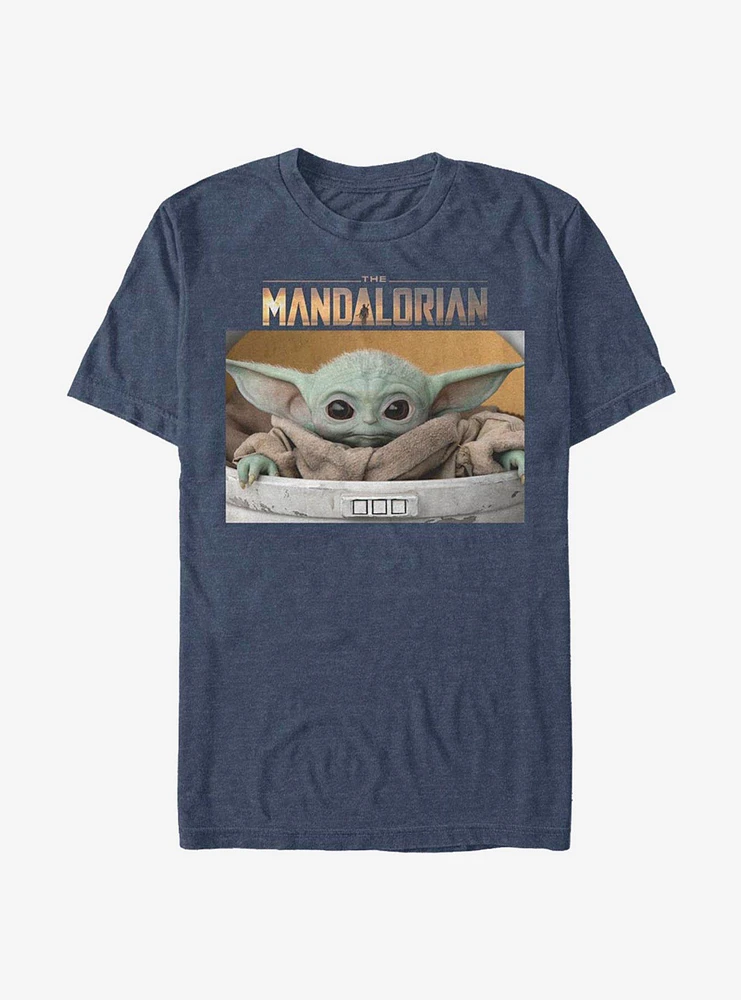 Star Wars The Mandalorian Child Box Photo T-Shirt