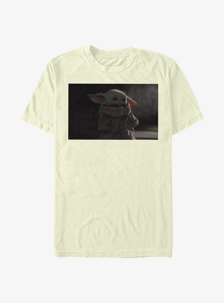 Star Wars The Mandalorian Child Sad Photoreal T-Shirt