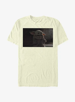 Star Wars The Mandalorian Child Sad Photoreal T-Shirt