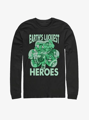 Marvel Avengers Luck Of The Hero Long-Sleeve T-Shirt