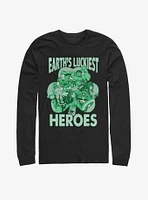 Marvel Avengers Luck Of The Hero Long-Sleeve T-Shirt