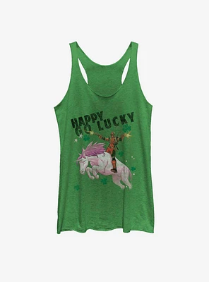Marvel Deadpool Happy Go Lucky Womens Tank Top