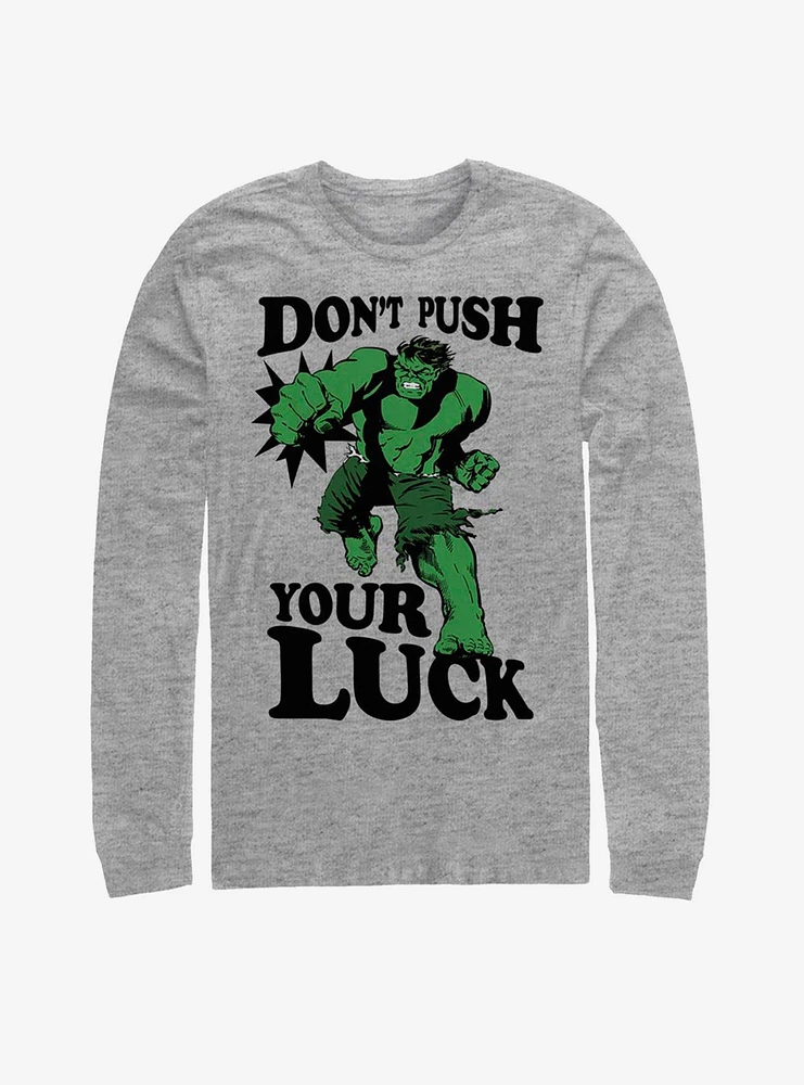 Marvel Hulk Push The Luck Long-Sleeve T-Shirt