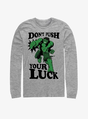 Marvel Hulk Push The Luck Long-Sleeve T-Shirt