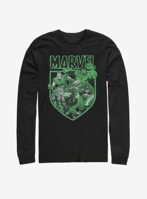 Marvel Avengers Lucky Green Long-Sleeve T-Shirt