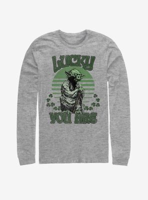Star Wars Lucky Is Yoda Long-Sleeve T-Shirt